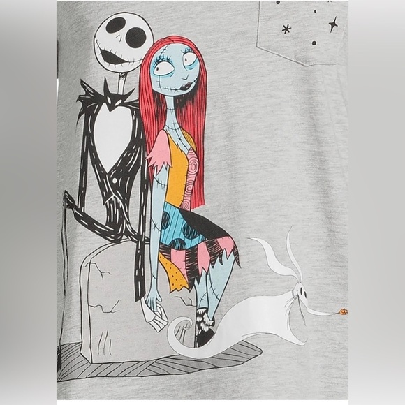 Disney Tim Burton’s The Nightmare Before Christmas Womens Shirt XL 15-17 - Picture 2 of 2